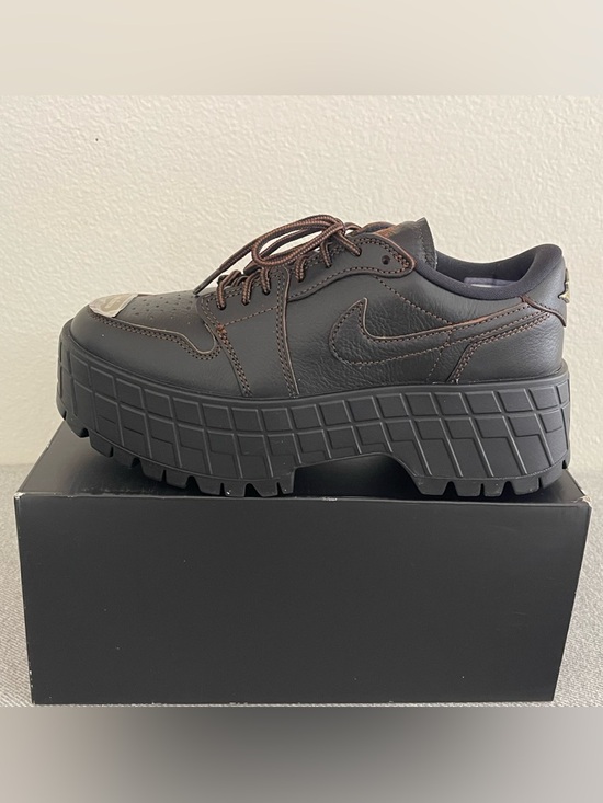 Jordan Shoes - Size 8 - Nike WMNS Air Jordan 1 Brooklyn Low Leather Black Cacao HF3184-002 NEW